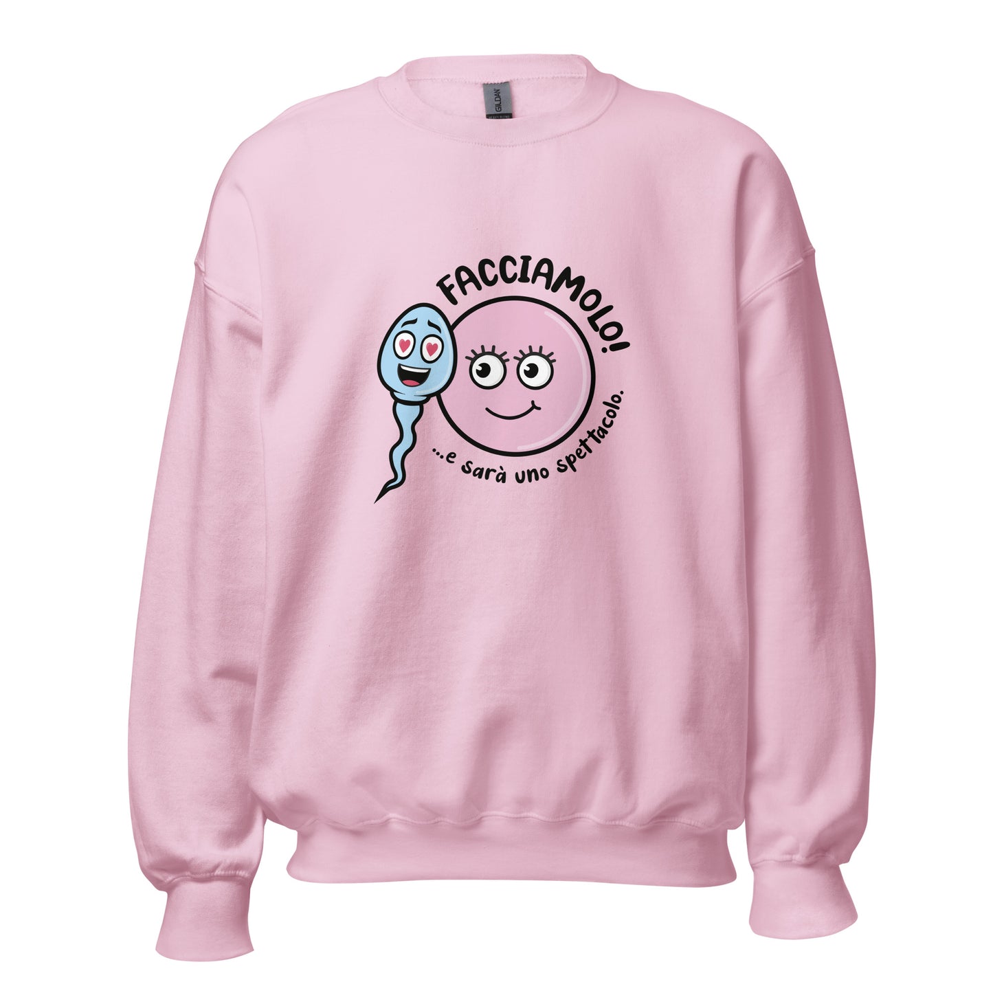 Felpa Zoo & Ovo girocollo logo grande unisex