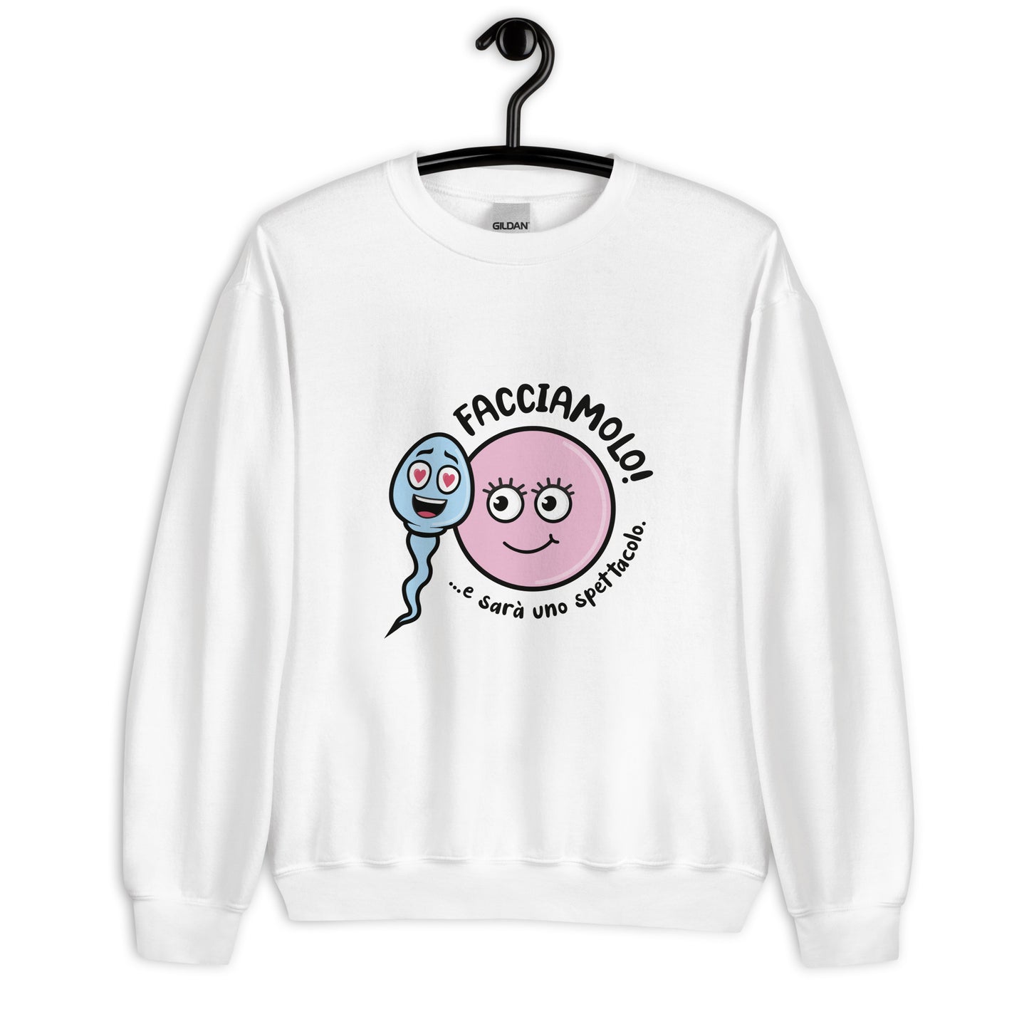 Felpa Zoo & Ovo girocollo logo grande unisex