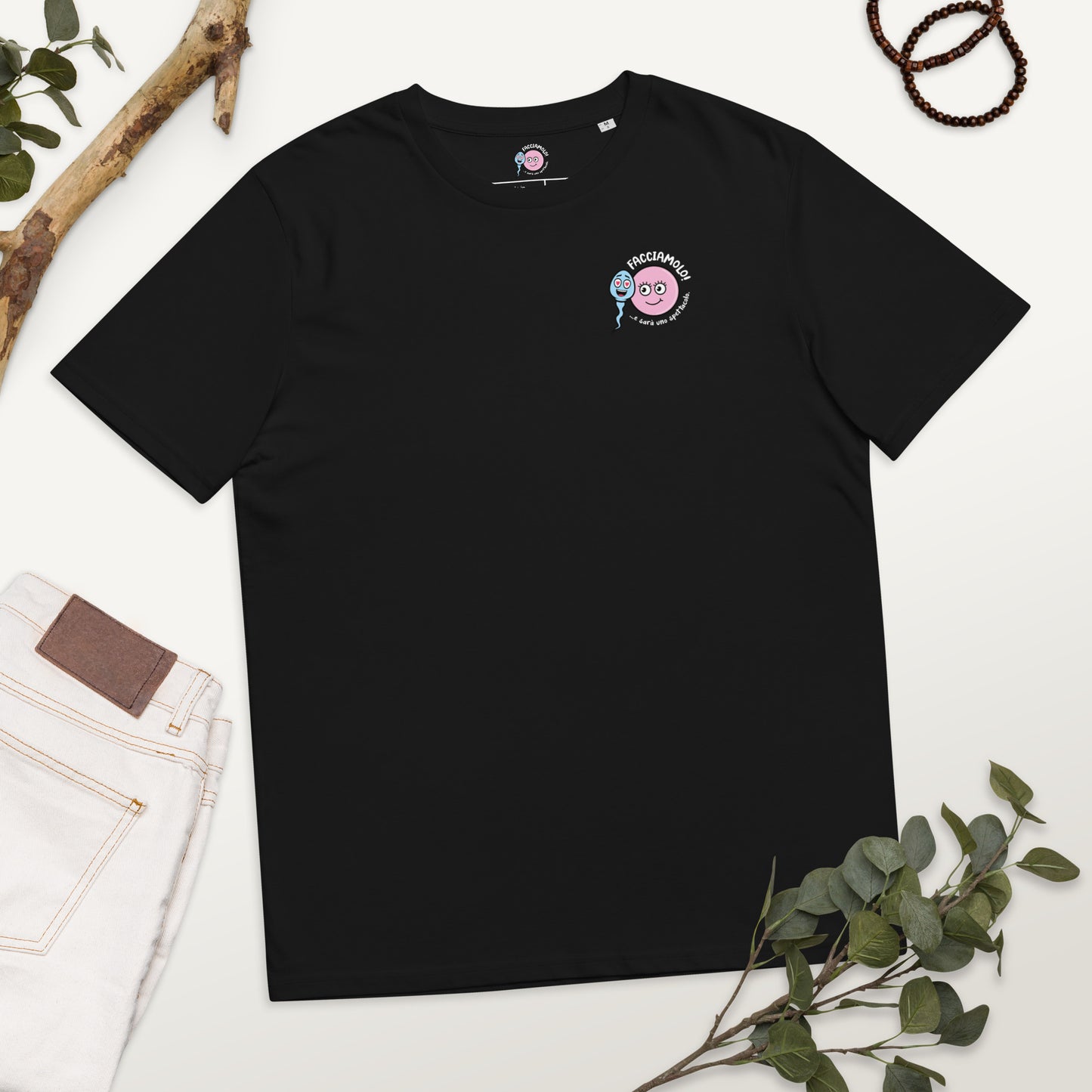 Maglietta Zoo & Ovo nera unisex