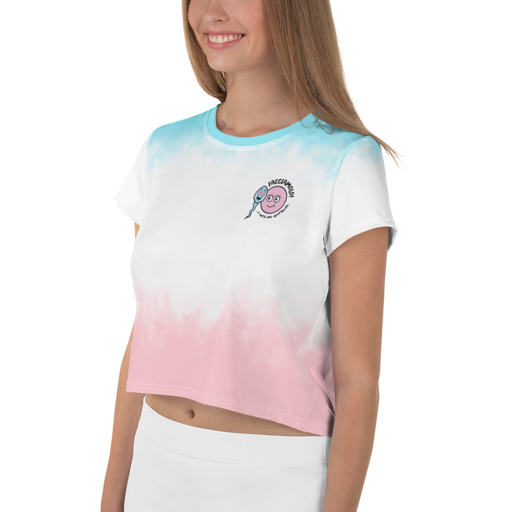 Maglietta corta con stampa all-over