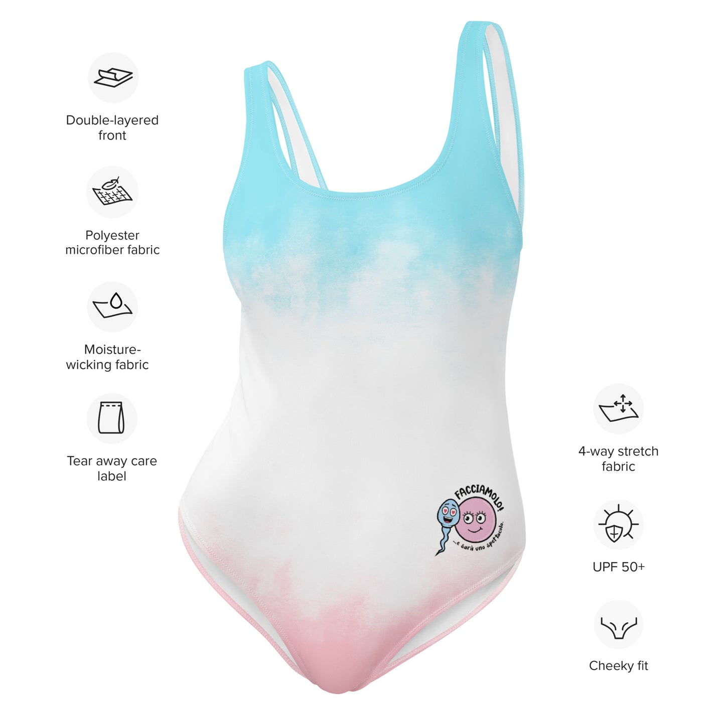 Costume da bagno intero tie and dye