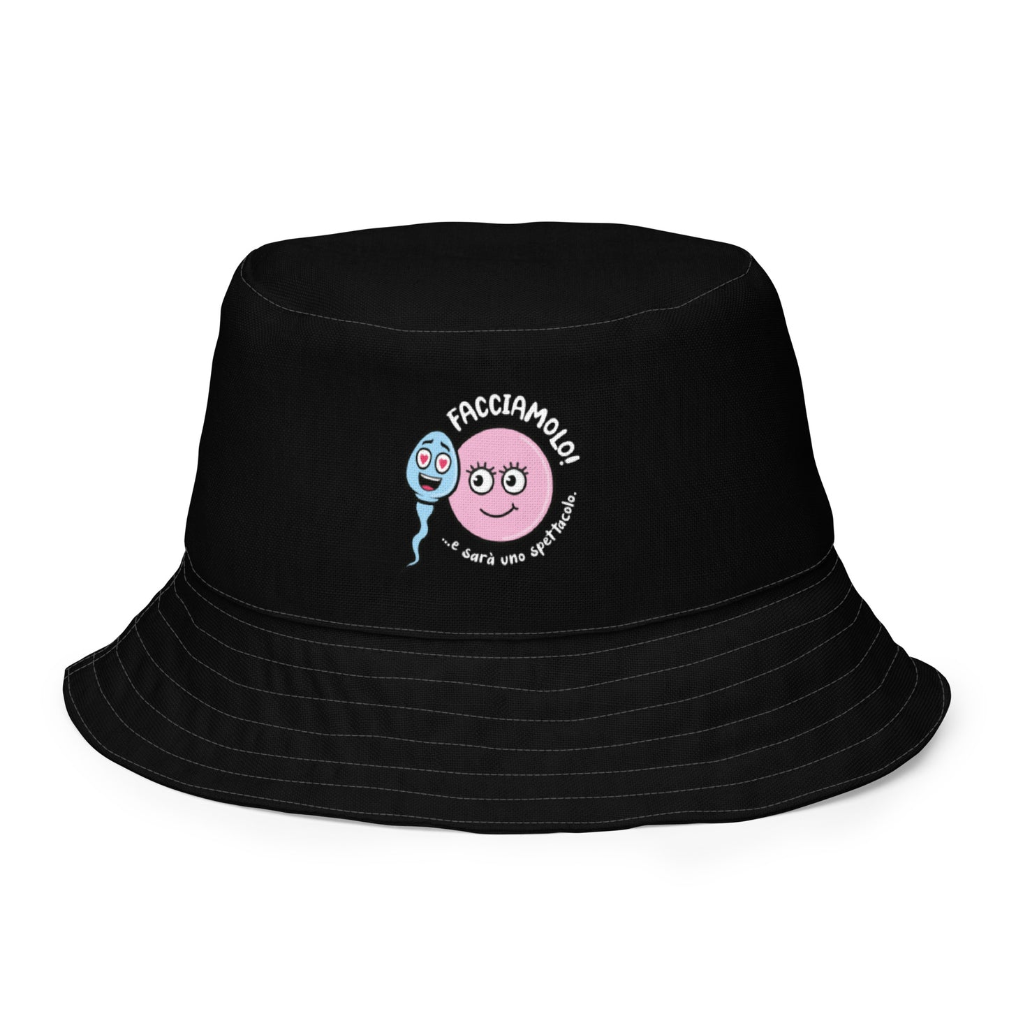 Cappello pescatore Zoo & Ovo reversibile unisex