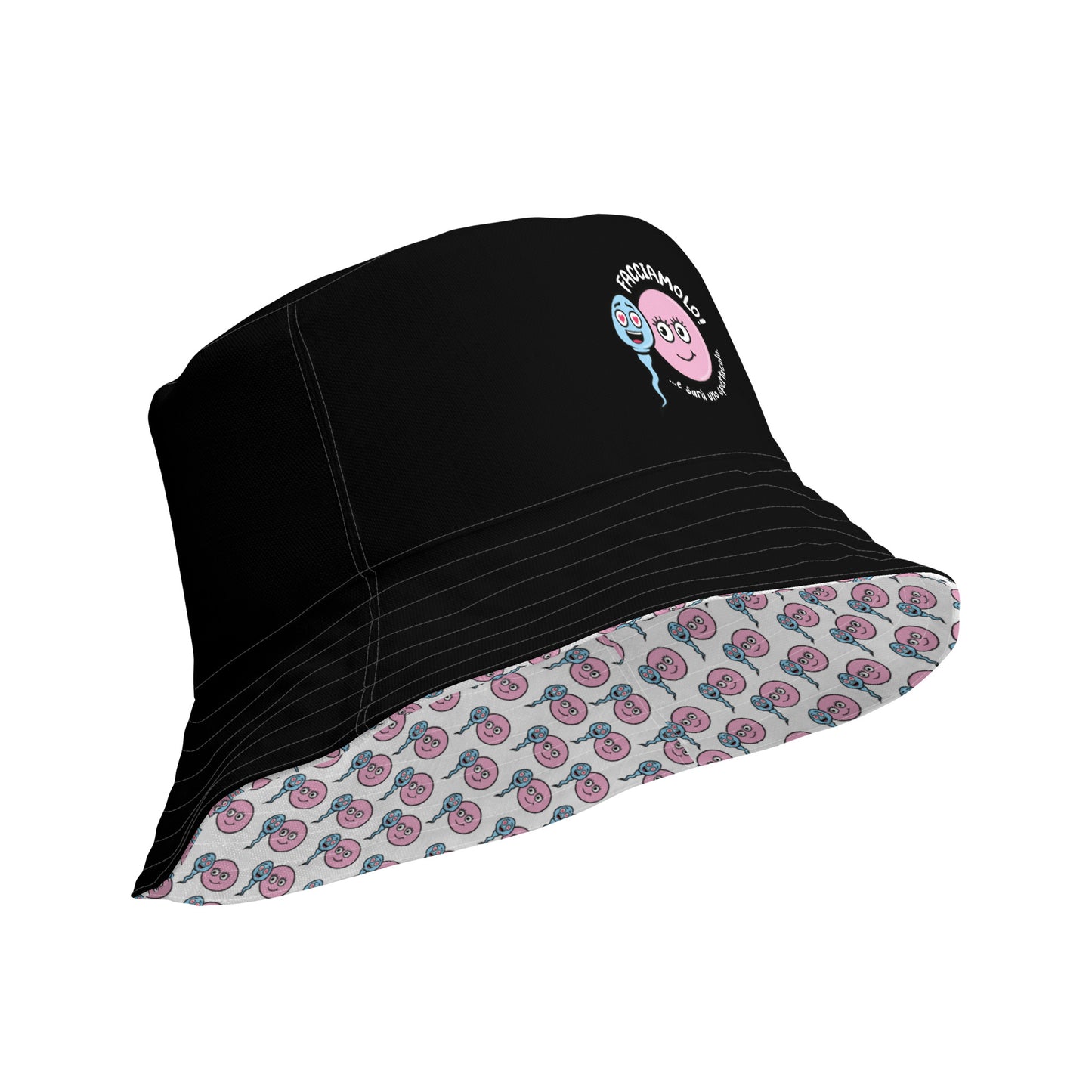 Cappello pescatore Zoo & Ovo reversibile unisex