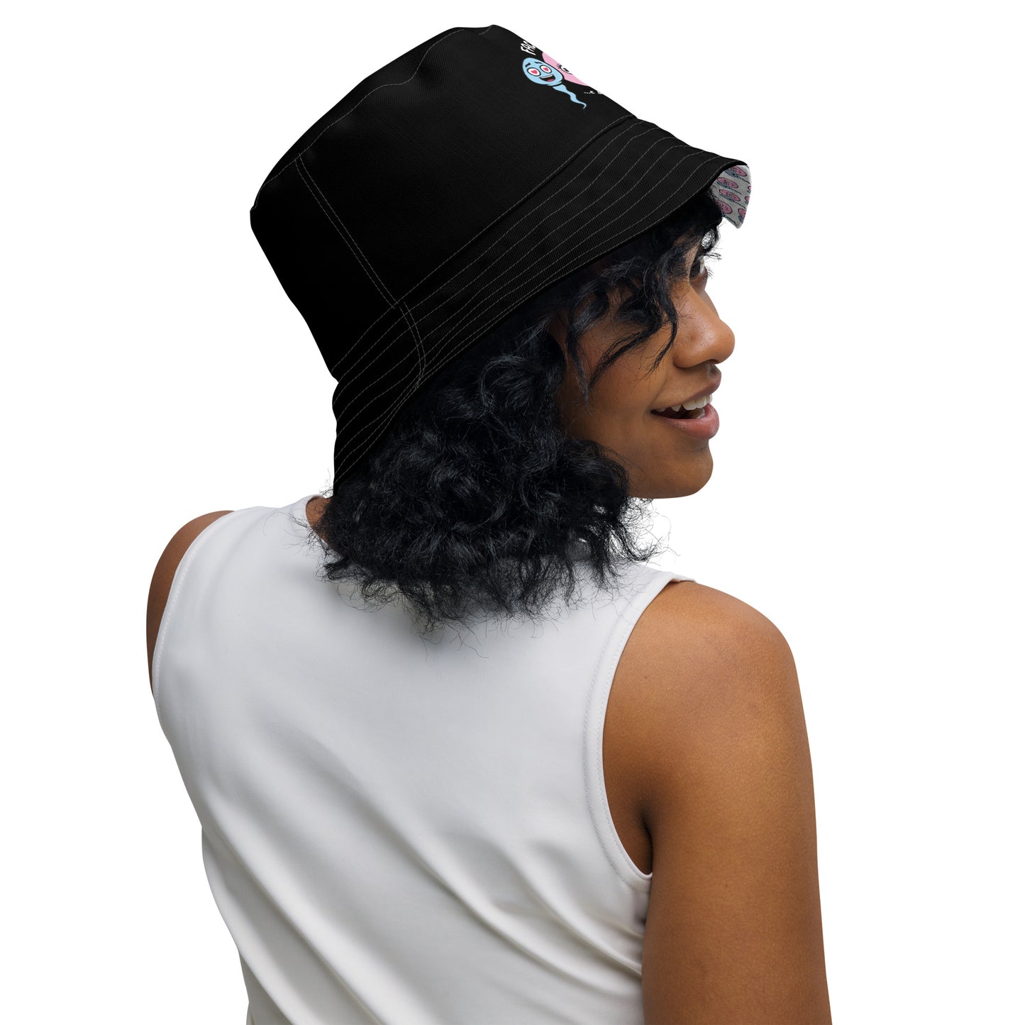 Cappello pescatore Zoo & Ovo reversibile unisex
