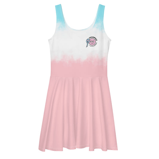 Vestito a pieghe tie and dye