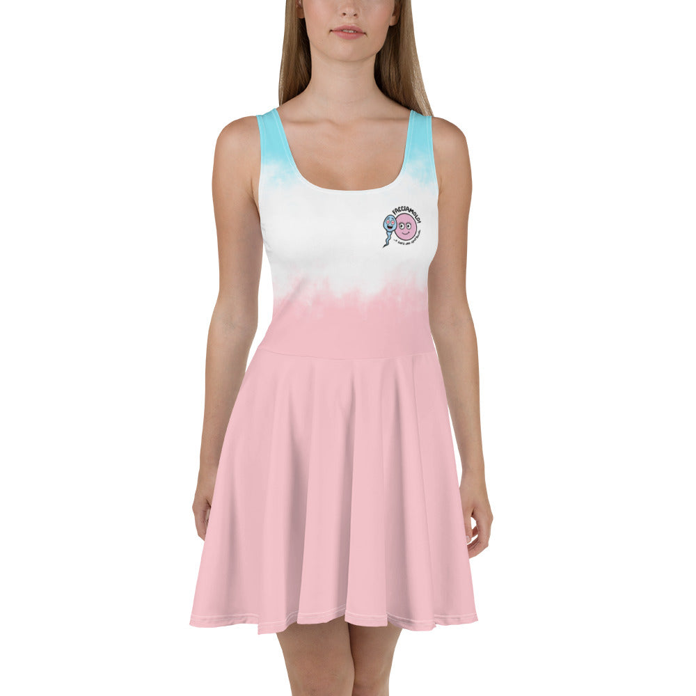 Vestito a pieghe tie and dye