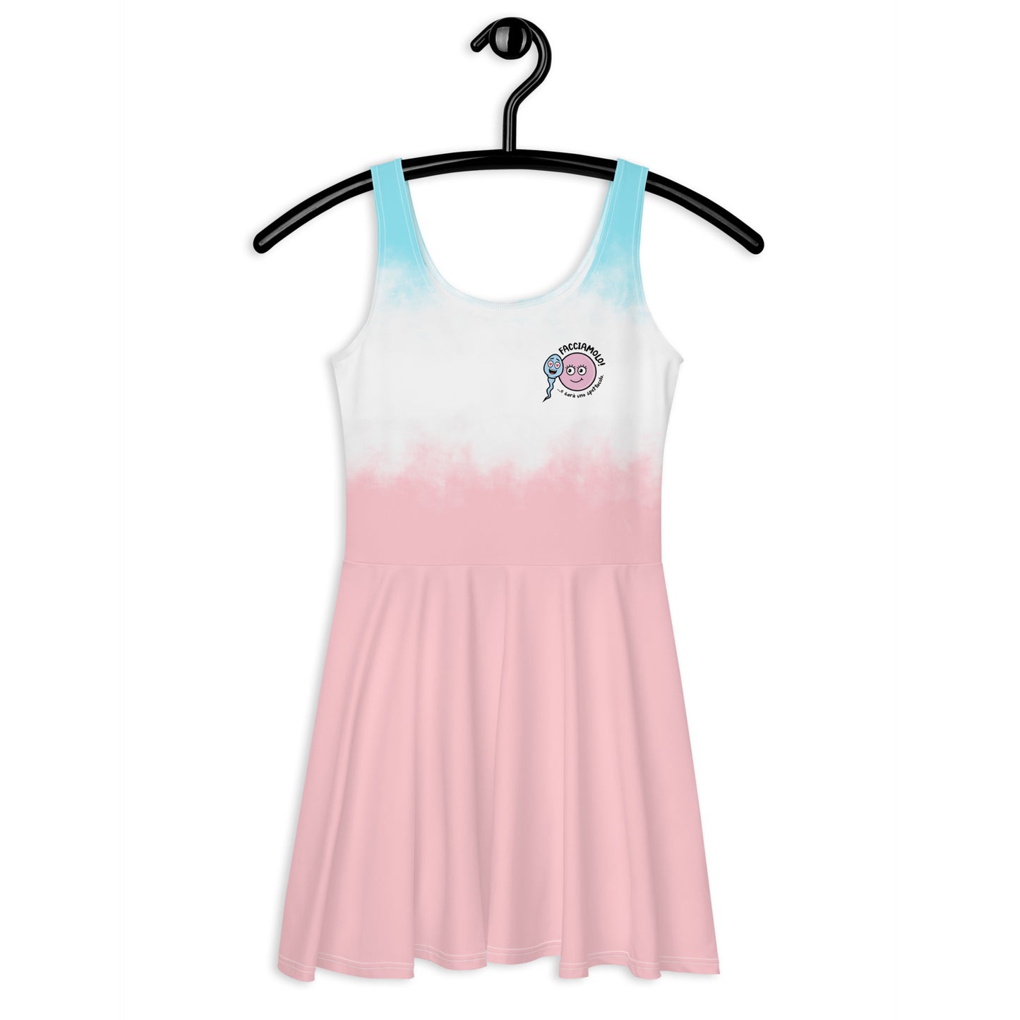 Vestito a pieghe tie and dye