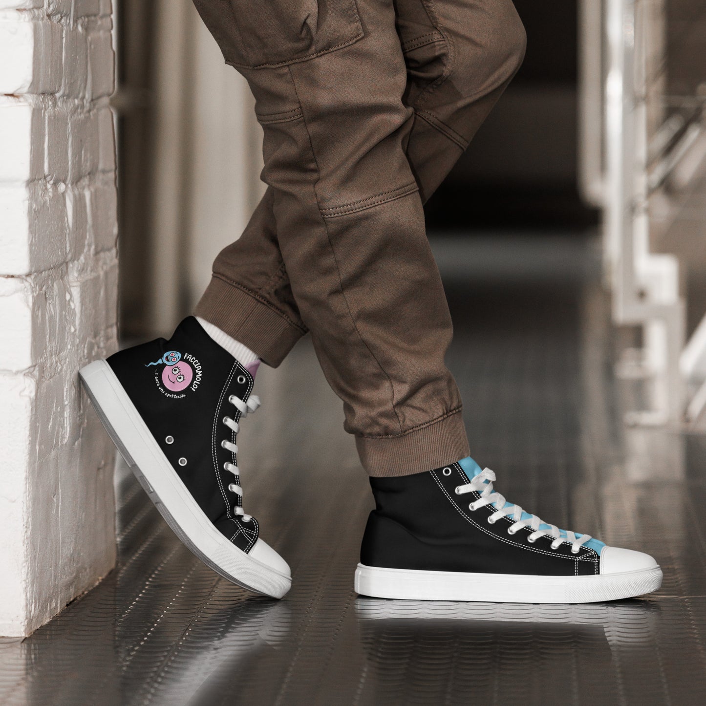 Sneakers Zoo & Ovo alte in tela unisex