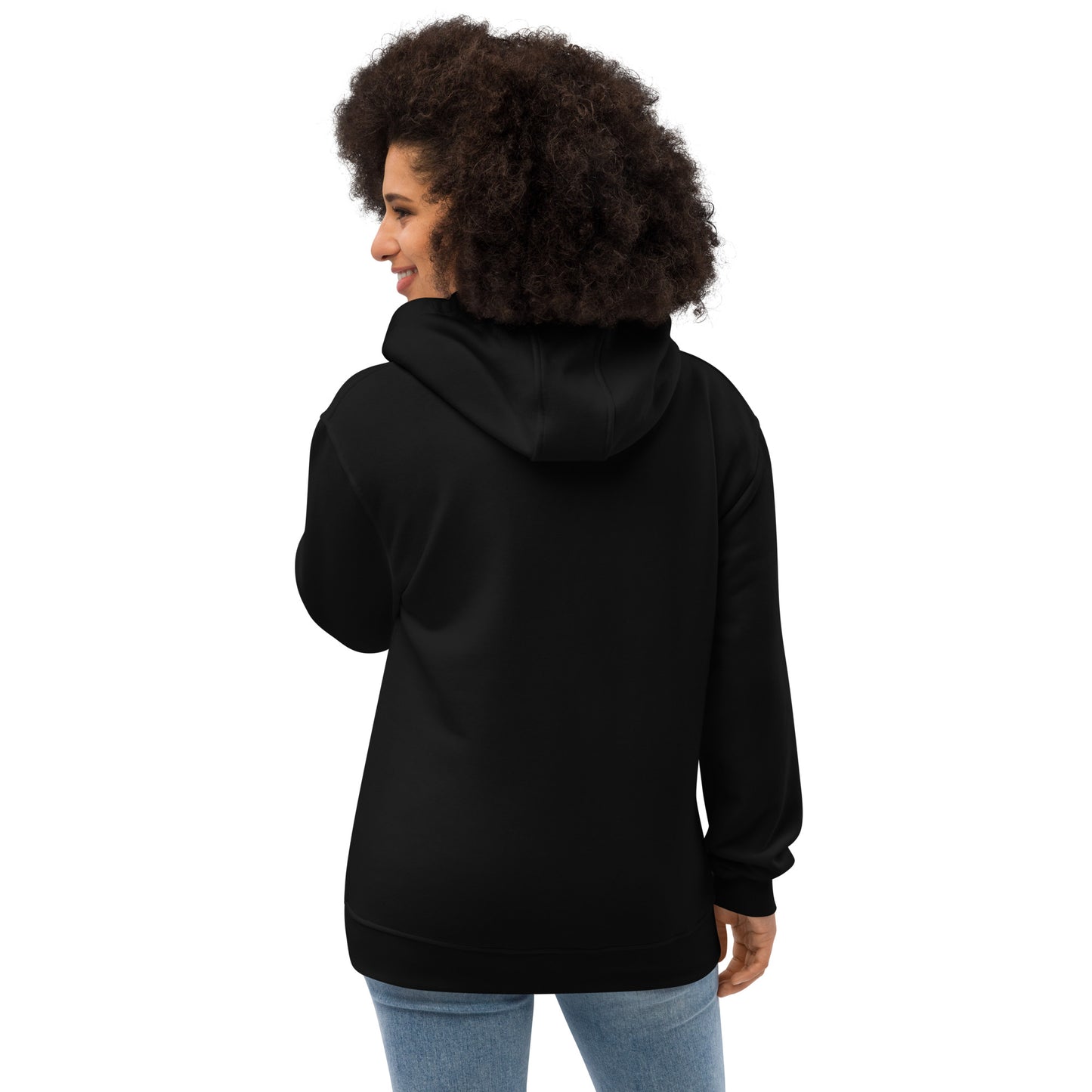 Felpa Zoo & Ovo con cappuccio nera unisex