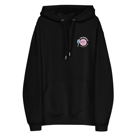 Felpa Zoo & Ovo con cappuccio nera unisex