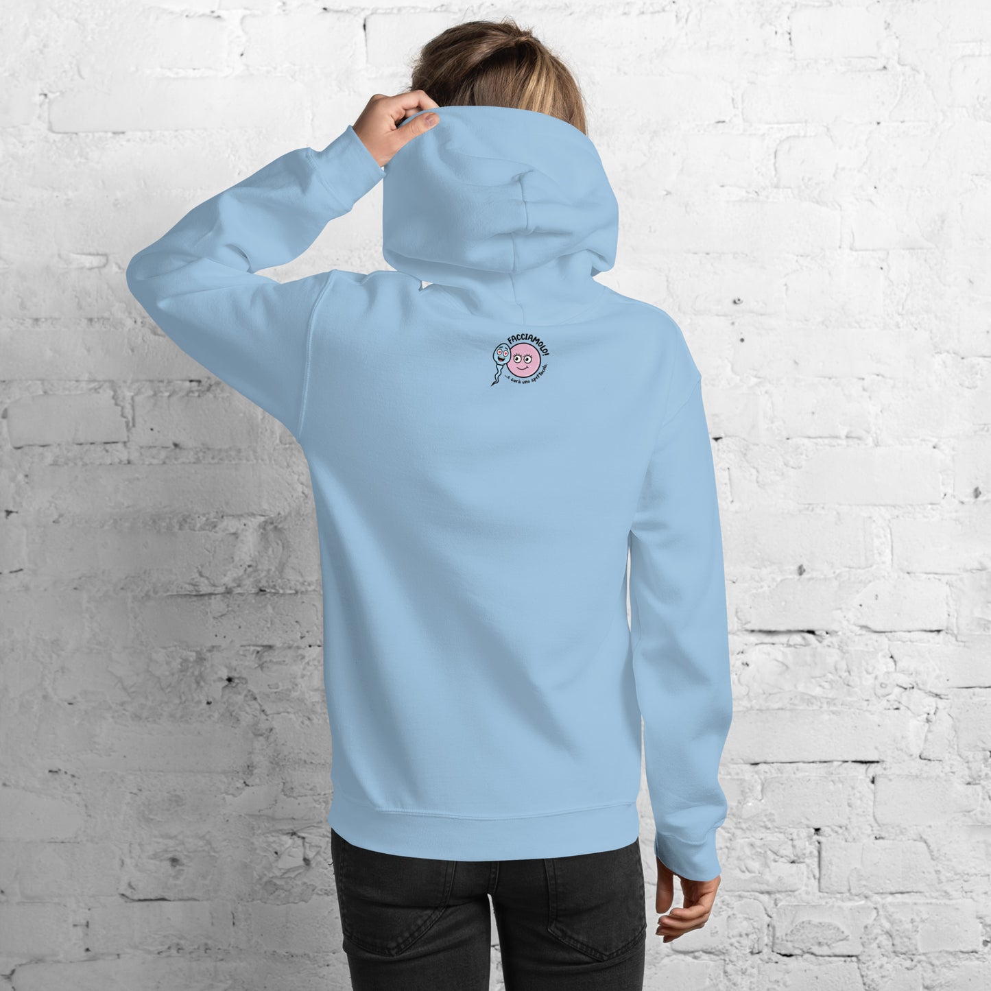 Felpa Zoo & Ovo con cappuccio pastello unisex