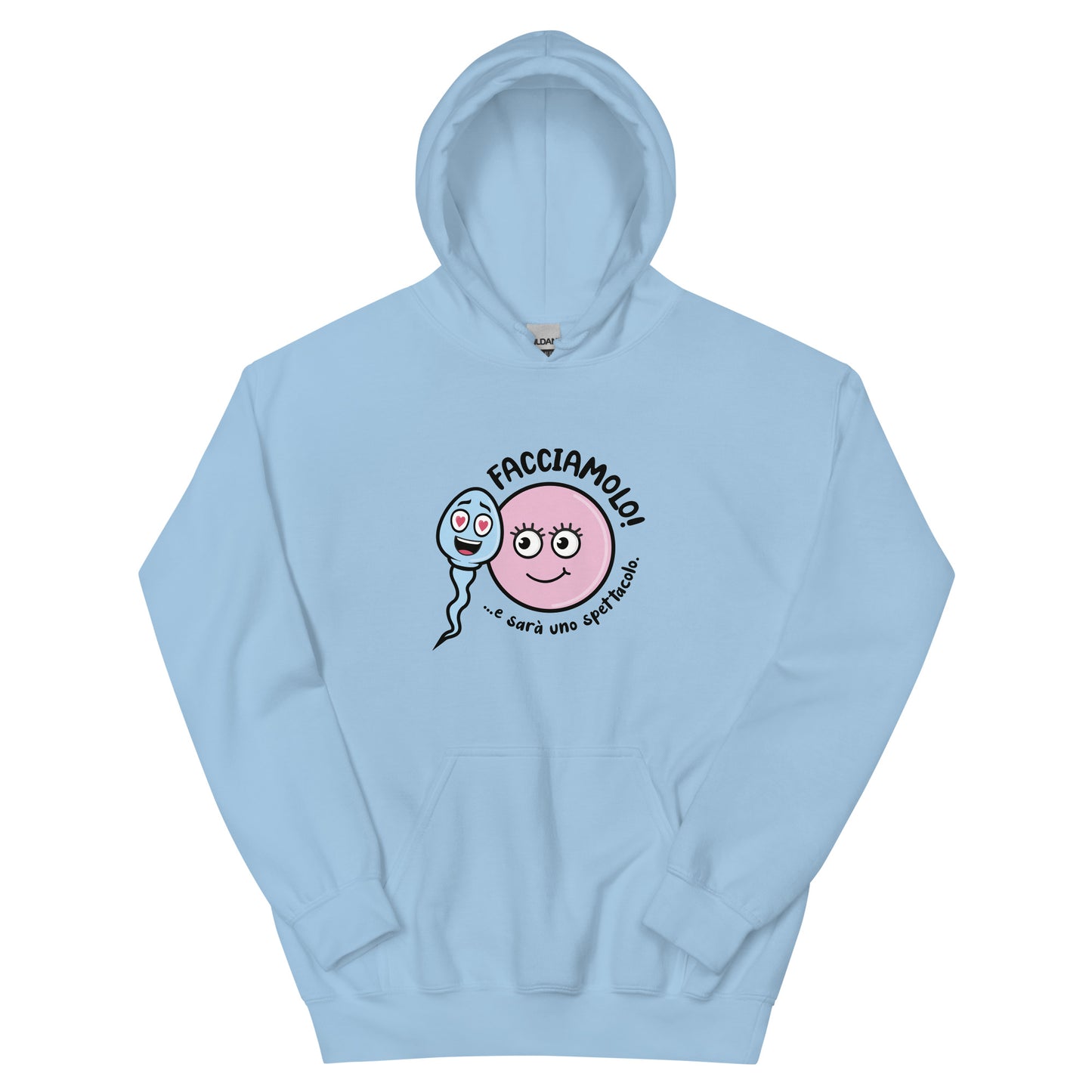 Felpa Zoo & Ovo con cappuccio pastello unisex