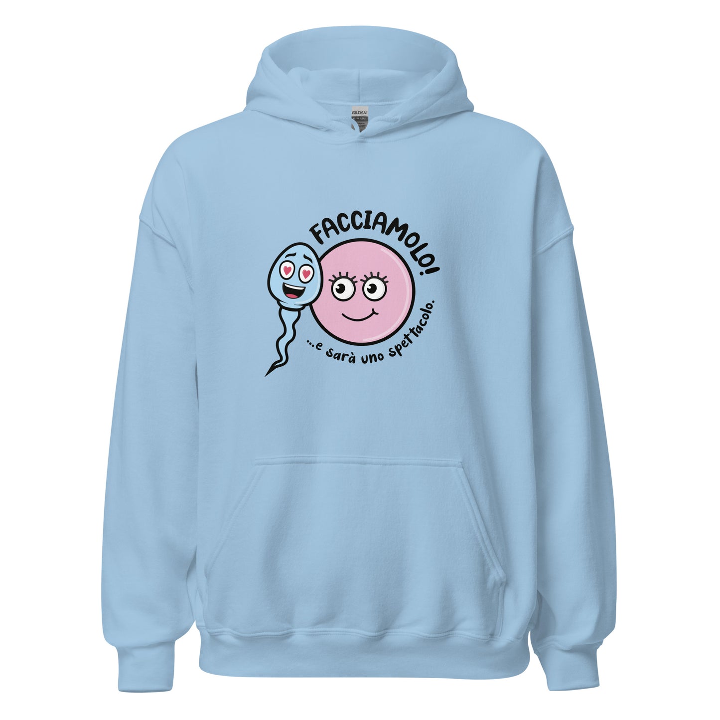 Felpa Zoo & Ovo con cappuccio pastello unisex