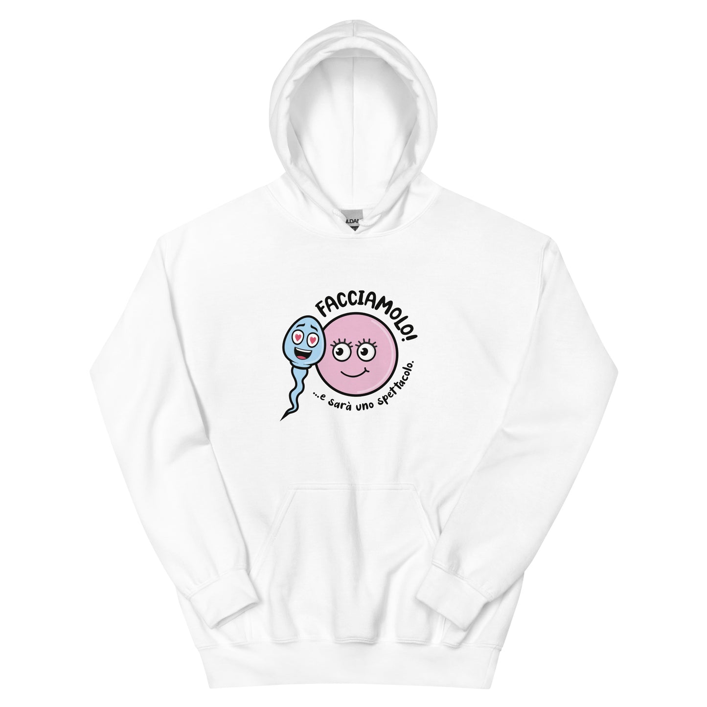 Felpa Zoo & Ovo con cappuccio pastello unisex