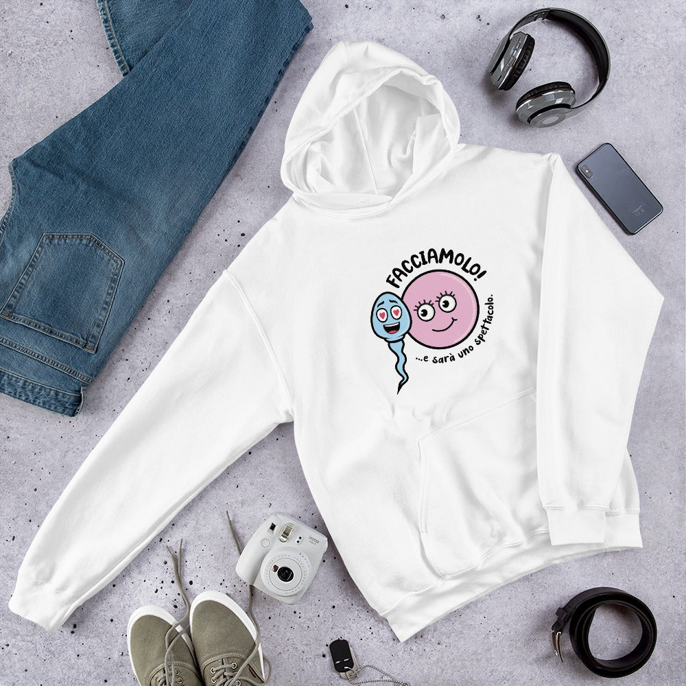 Felpa Zoo & Ovo con cappuccio pastello unisex
