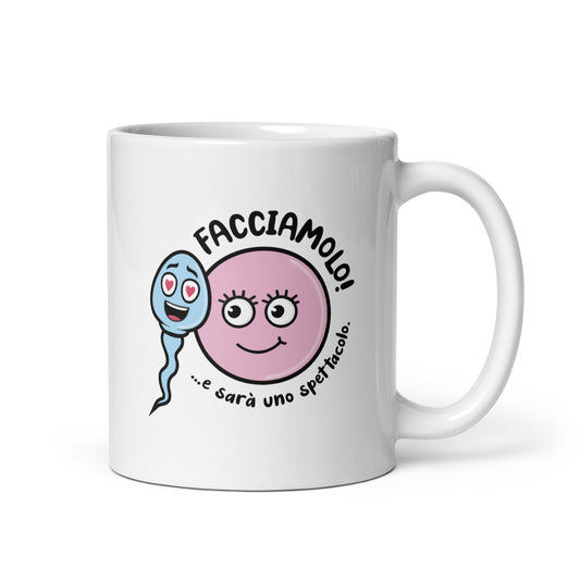 Tazza Zoo & Ovo Bianca lucida