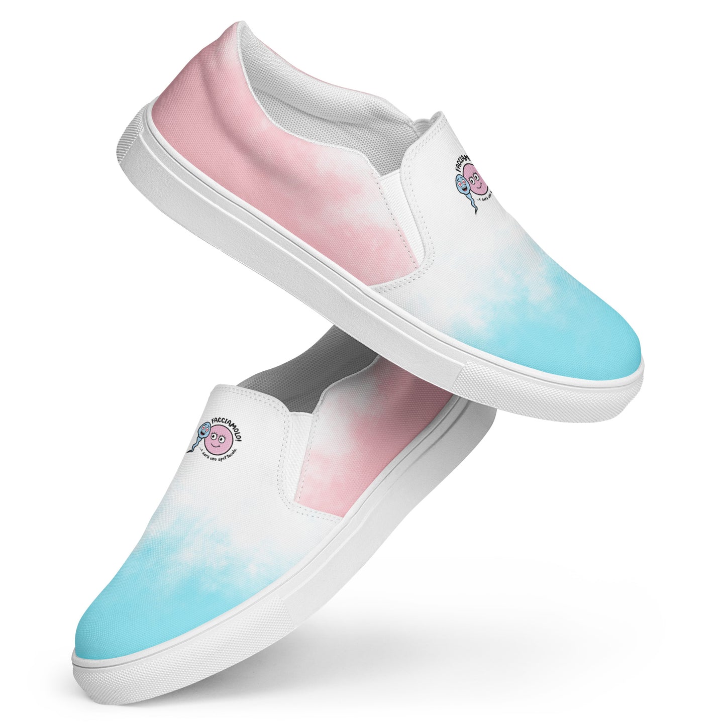 Scarpe slip-on donna tie and dye
