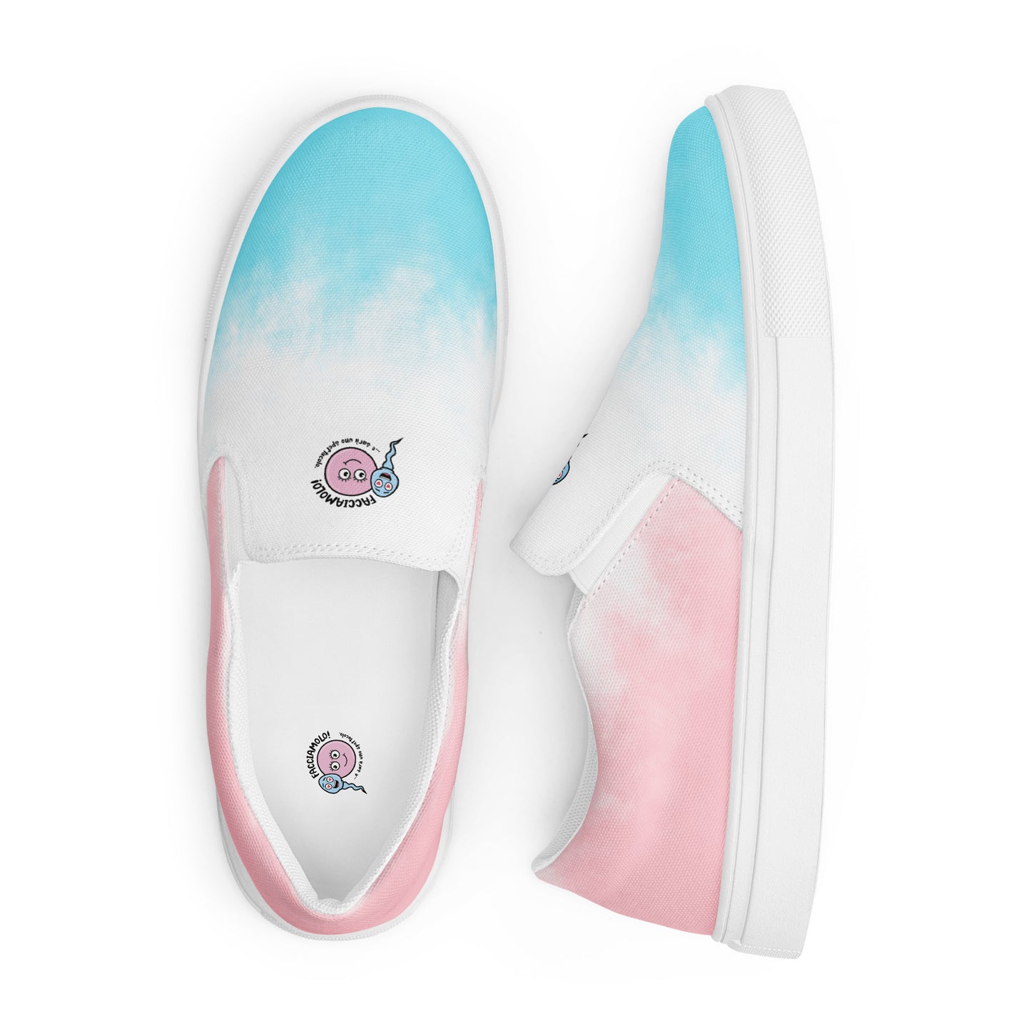 Scarpe slip-on donna tie and dye