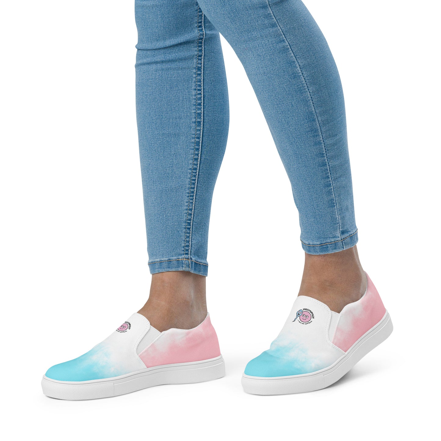 Scarpe slip-on donna tie and dye
