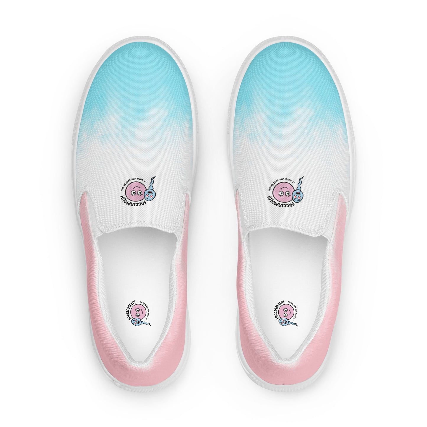 Scarpe slip-on donna tie and dye