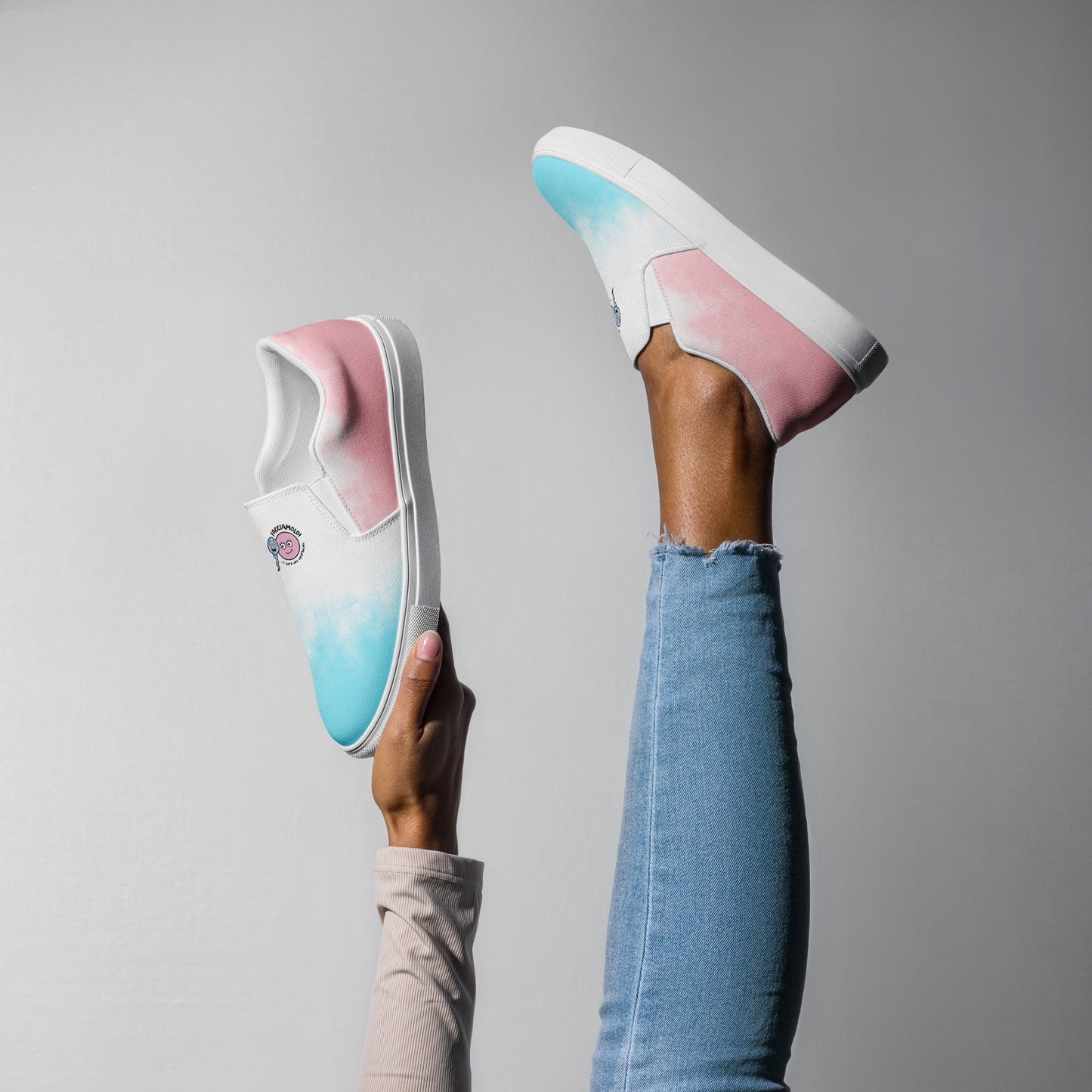 Scarpe slip-on donna tie and dye