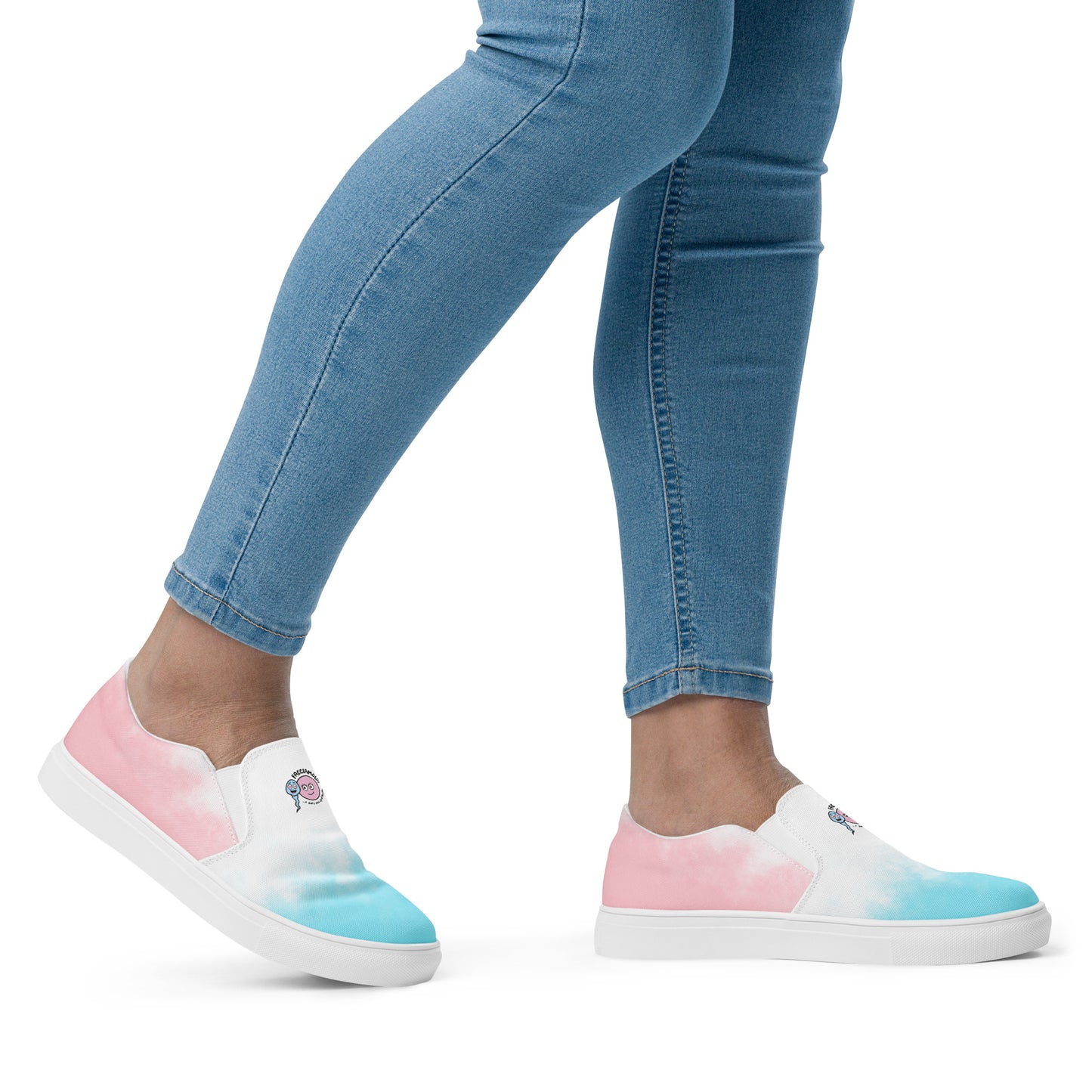 Scarpe slip-on donna tie and dye